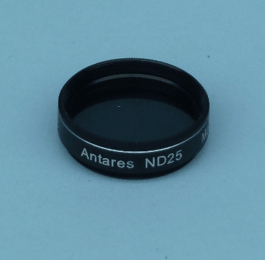 Antares 1.25" Filter Neutral Density 25% (ND25) - Astronomy Plus