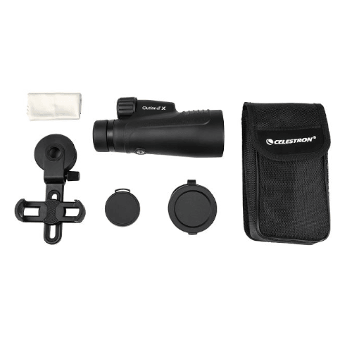 Celestron Outland X 10X50 mm Monocular with Smartphone Adapter (72370) - Astronomy Plus