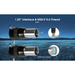 SVBONY 1.25" 2X 4-Element Barlow Lens (W9168A) - Astronomy Plus