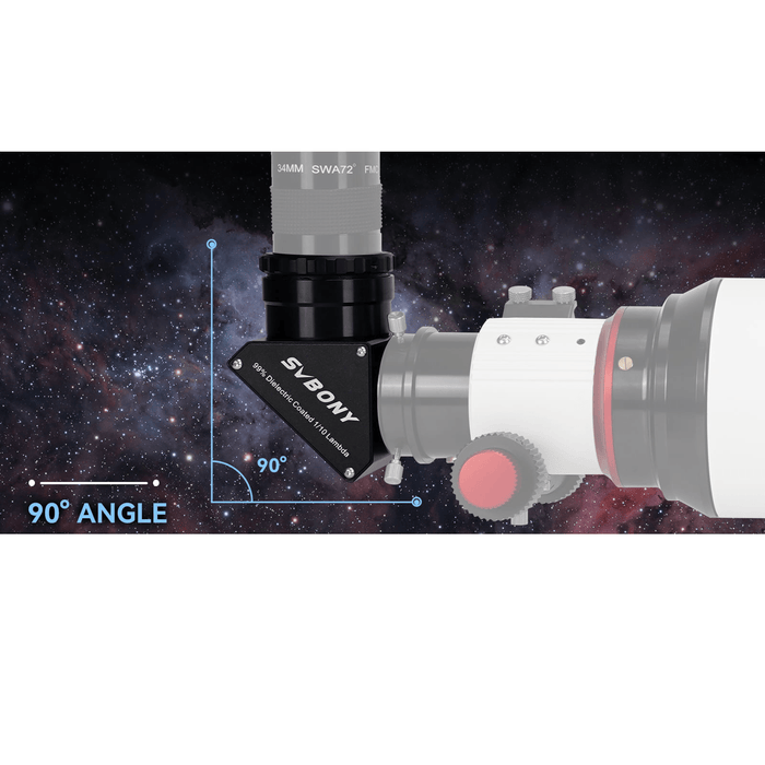 SVBONY SV223 Diagonal 90-degree 2 inch Clicklock (W9180B) - Astronomy Plus