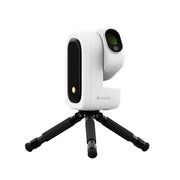 Seestar smart robotic telescope on a tripod for astrophotography.