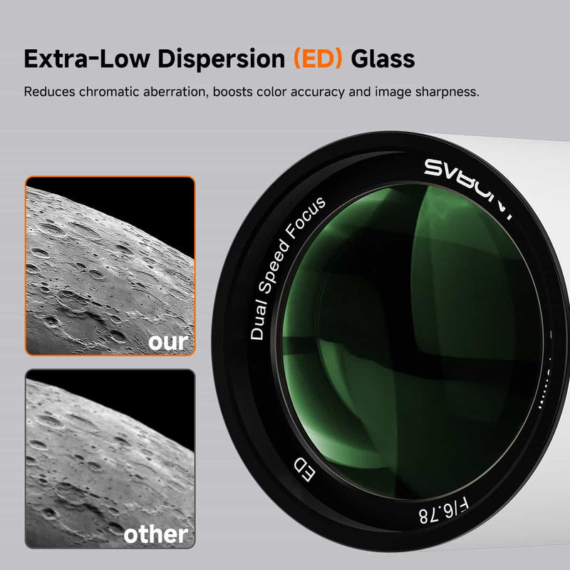 SVBONY SV503 70mm f/6.78 Quadruplet  ED  (F9359E)