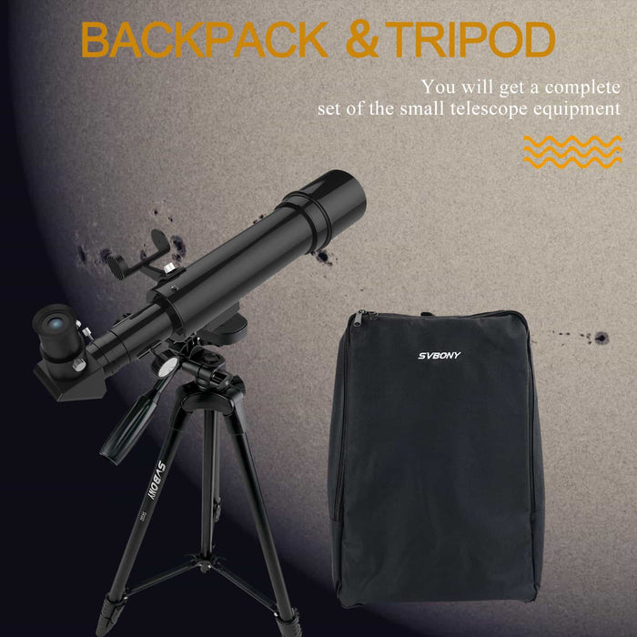 SVBONY Travel Solar Refractor 60mm with Backpack (F9348F)