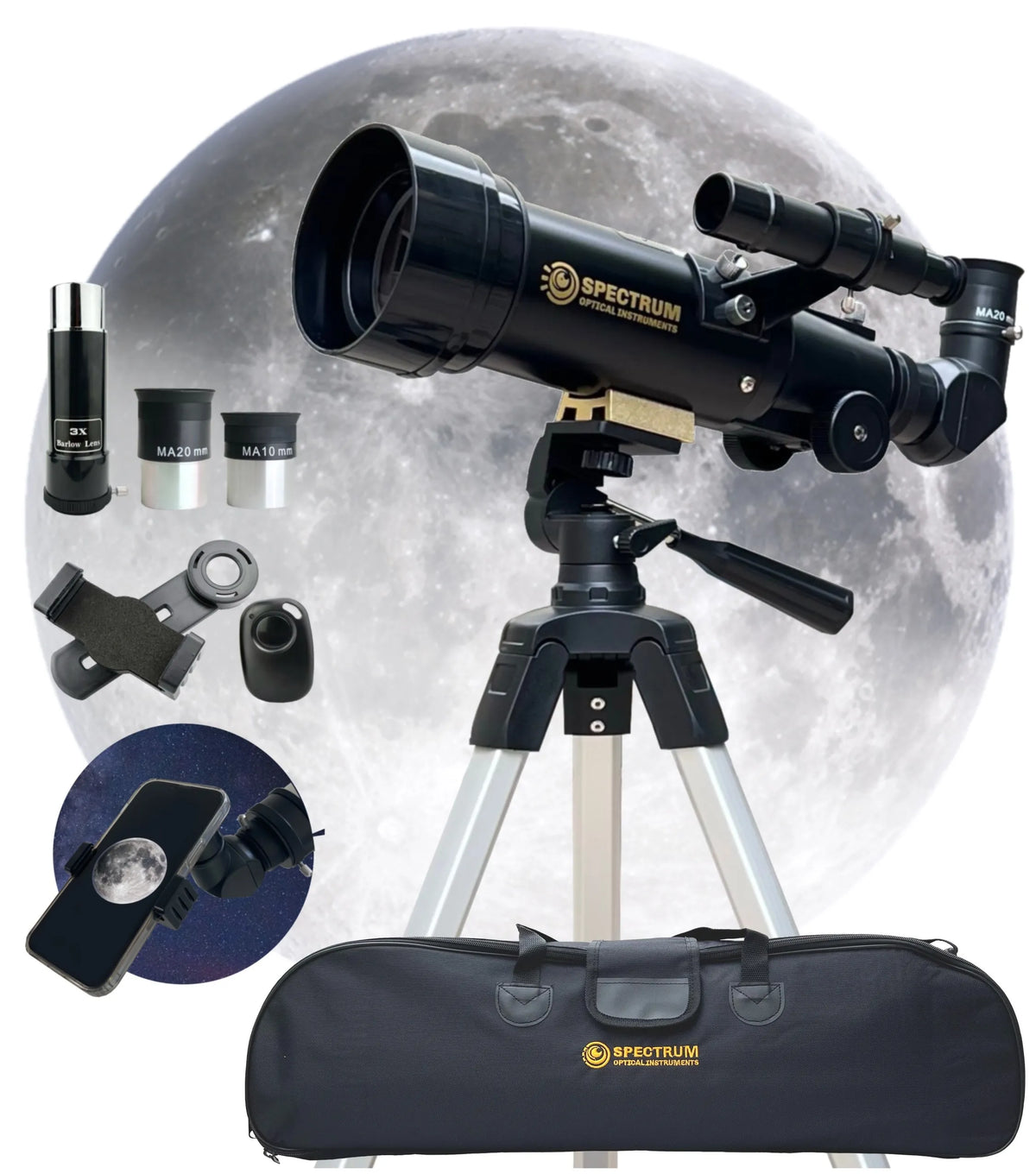 Spectrum Optics TourStar 70mm AZ Refractor - Astronomy Plus — Astronomy ...