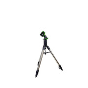 Astronomy equatorial mount with tripod for astrophotography on white background wave100i