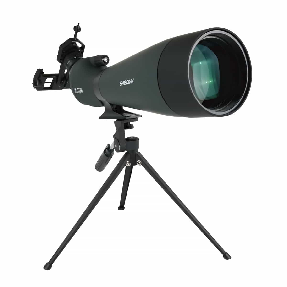 SVBony SV28A 25-75X100 Spotting Scope (F9308R) - Astronomy Plus