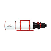 ZWO FF110 APO refractor telescope for astrophotography with red mounting rings