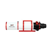 ZWO FF90 APO apochromatic refractor telescope for astrophotography with red mounting rings