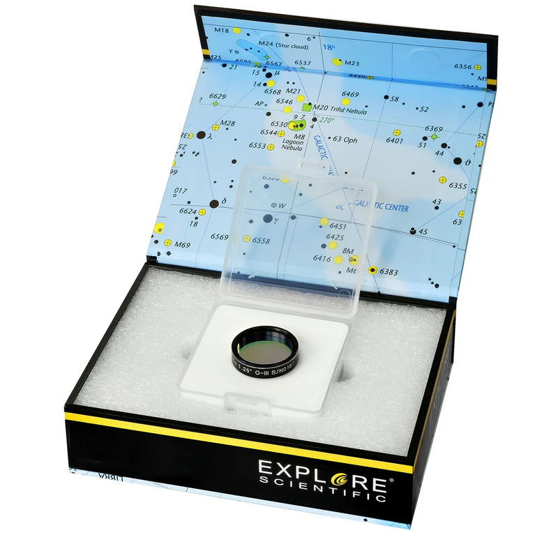 Filtre pour Nebuleuse Explore Scientific Oxygen III 1,25 pouces (310205)