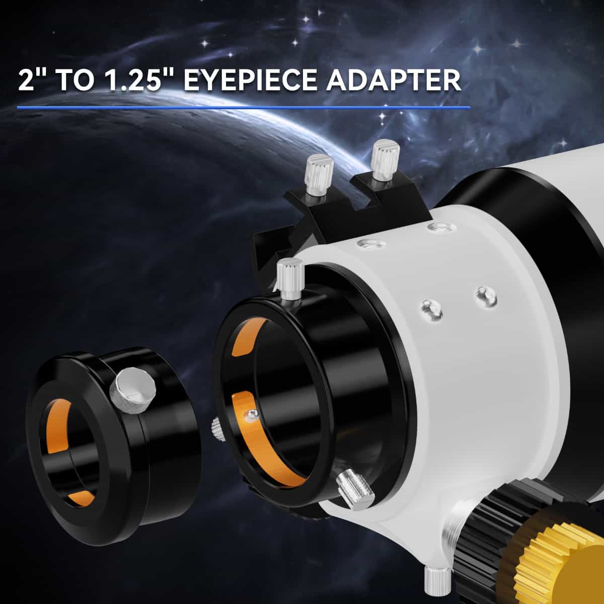 SVBONY 102mm Refractor with Dual-Speed Focuser (F9341C