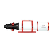 ZWO FF110 APO refractor telescope for astrophotography with red mounting rings
