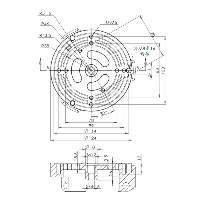 iOptron Carbon Fiber Tripod 40mm (8061A)