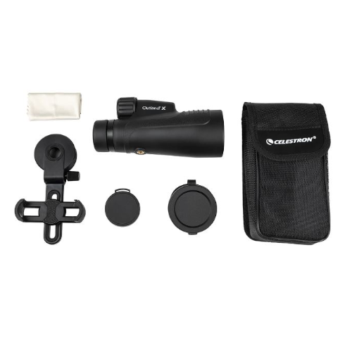Celestron Outland X 10X50 mm Monocular with Smartphone Adapter (72370)