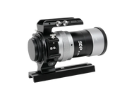 50mm f3.8 guide scope for astrophotography, mounted on black dovetail bar