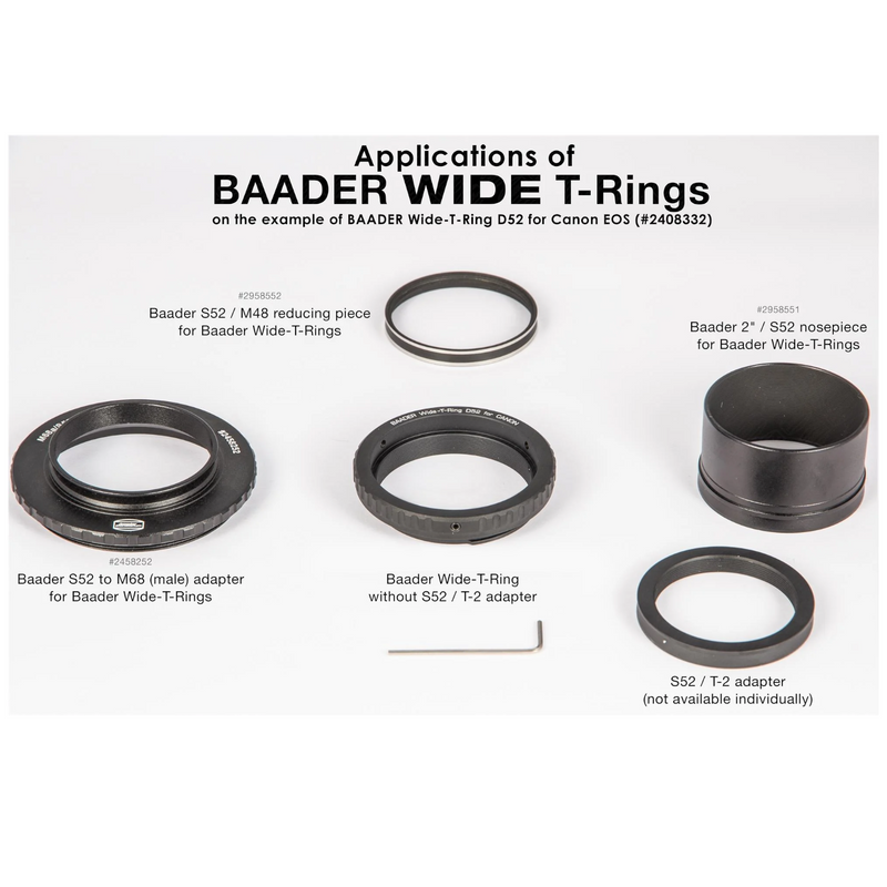 Baader Wide-T-Ring D52i for Nikon Z (TRING-NZW)