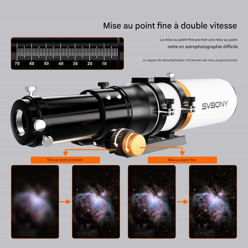 SVBONY SV503 70mm f/6.78 Quadruplet  ED  (F9359E)