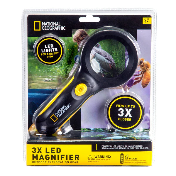 National Geographic 3x LED Magnifying Glass (80-29501)