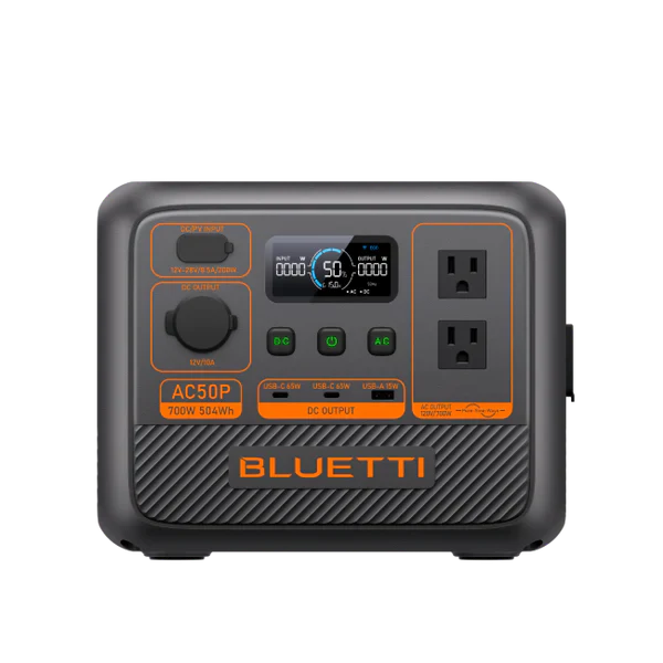 BLUETTI AC50P Portable Power Station | 700W 504Wh (AC50P)