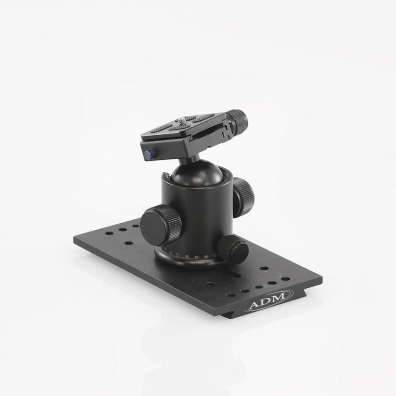 ADM Universal Dovetail Bar with Ball Head Camera Mount (DUP-BCM)