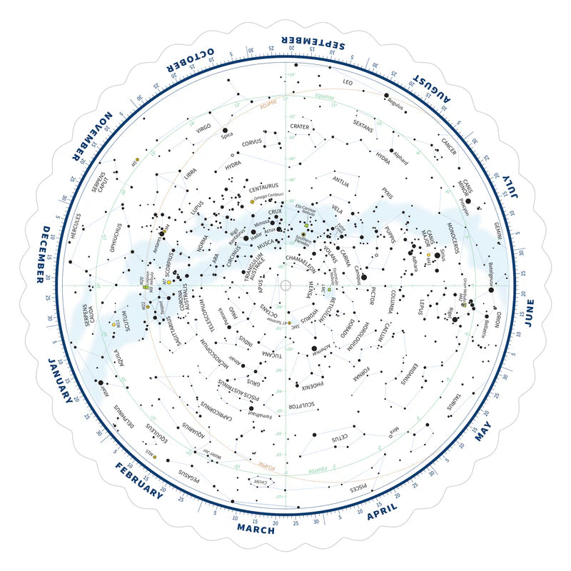 Explore Scientific Tirion Double-Sided Multi-Latitude Planisphere (ES-TPS018)