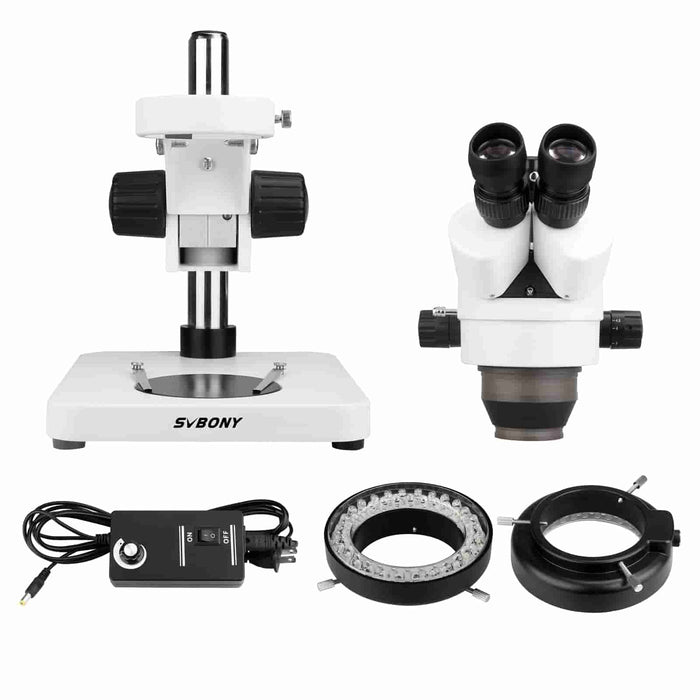 SVBONY Trinocular Zoom Microscope 7-45x (F9377B)