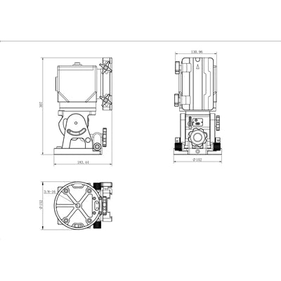 iOptron HAE69C-EC AZ/EQ dual SWG (HE694C)