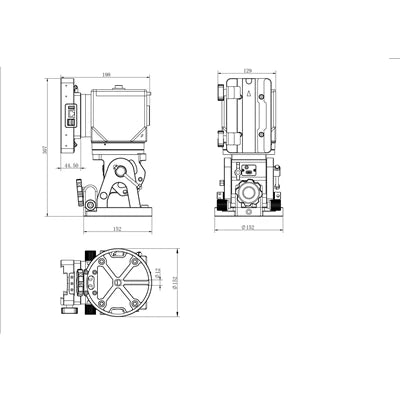 iOptron HAE69B-EC AZ/EQ dual SWG w/ iMate