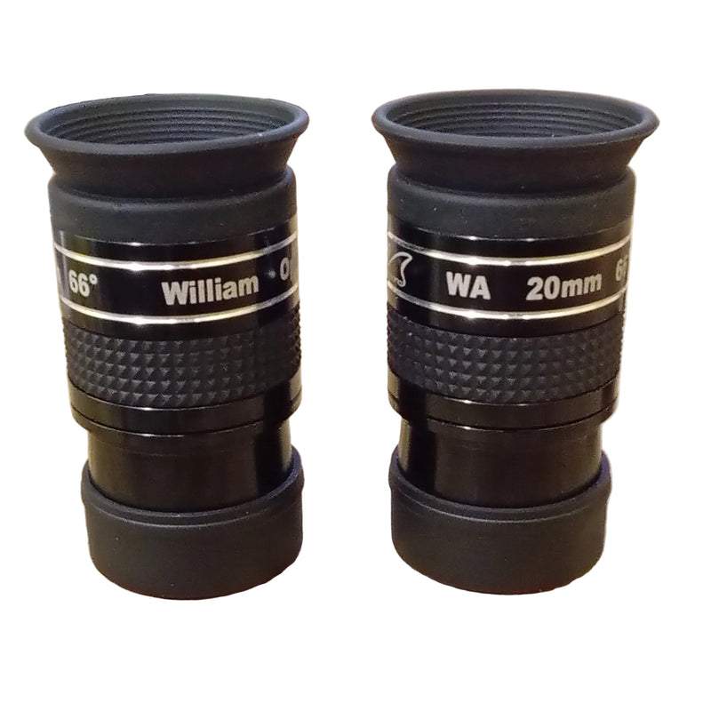 William Optics Pair of 66 Degree 20mm Eyepieces (WA20)