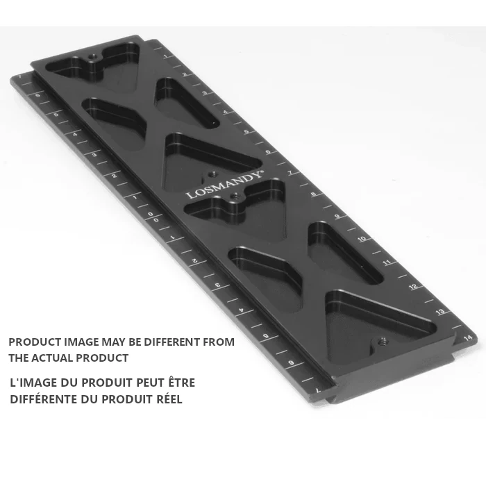 Plaque à queue d'aronde mâle à mâle Losmandy D Series 14" (DMM14)