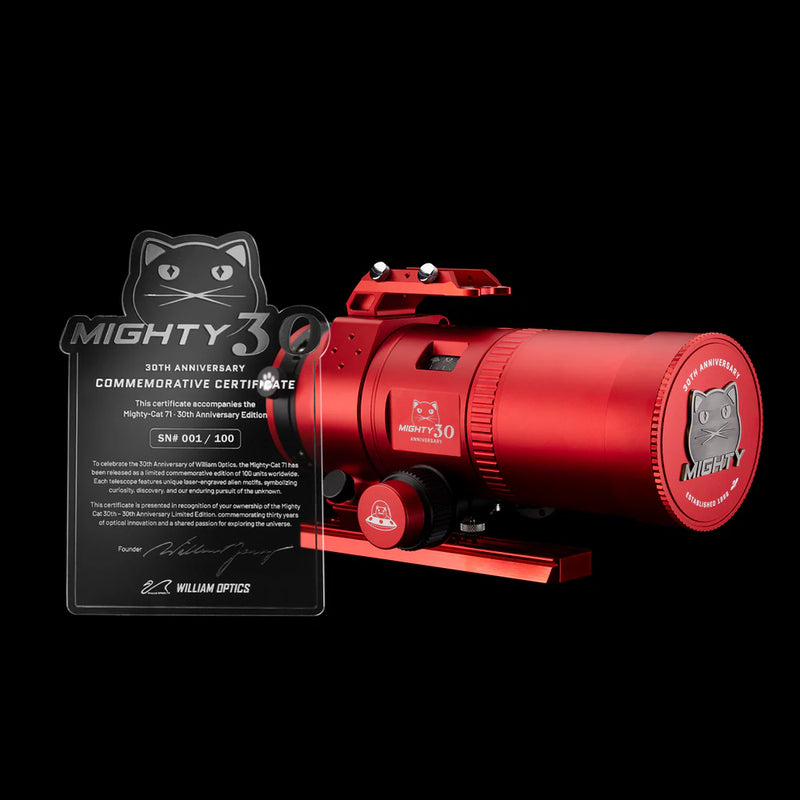 William Optics Mighty-Cat 71 · 30th Anniversary Limited Edition (T-MC-71RD-30A)