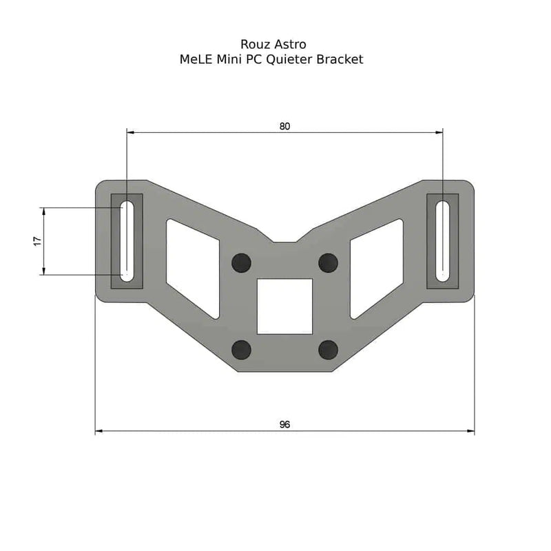 Rouz Astro MeLE Quieter Mini PC Bracket (MelQ)