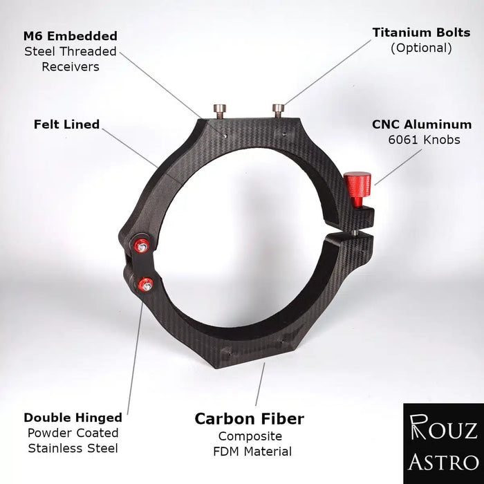 Rouz Astro Anneaux de tube  pour Takahashi TOA-130