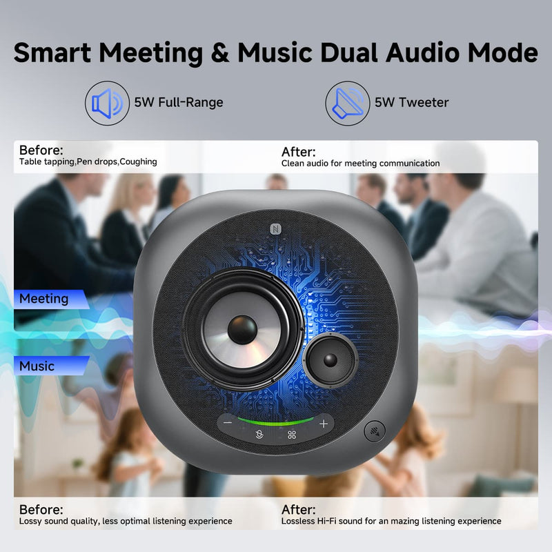 SVBONY SVHub Omni2P AI Omnidirectional Conference Microphone (F9686B)