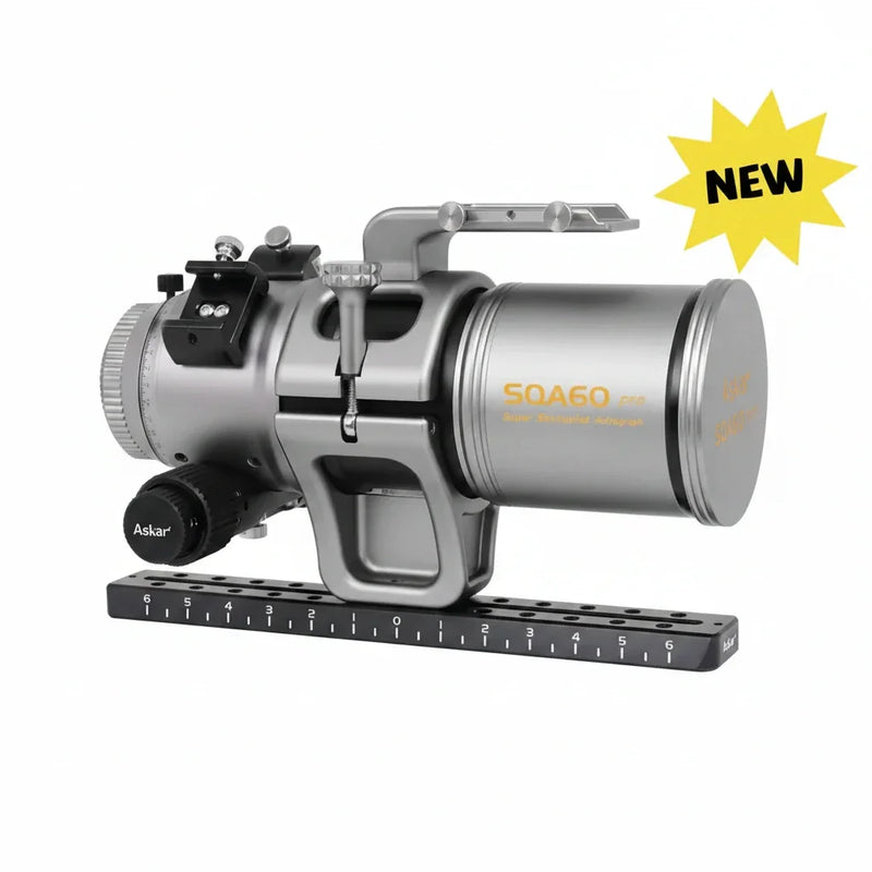 Askar SQA60 Pro Super Shortfield Astrograph telescope with mounting rail, new astrophotography gear