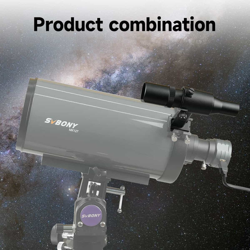 SVBONY 6x30 Straight Metal Finder Scope (W9141D)