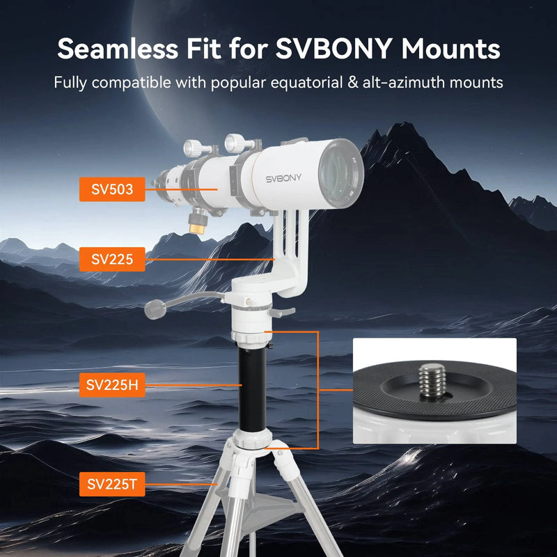 Svbony Extension 170mm pour Monture AZ (SV225H)