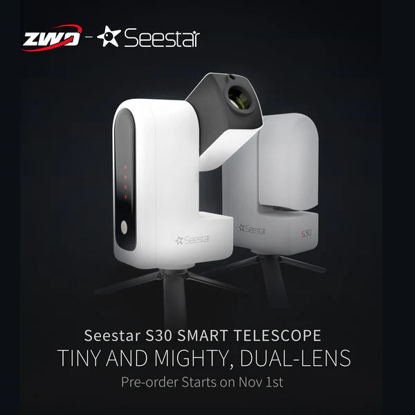 ZWO Télescope intelligent tout-en-un APO Seestar S30 (S30)