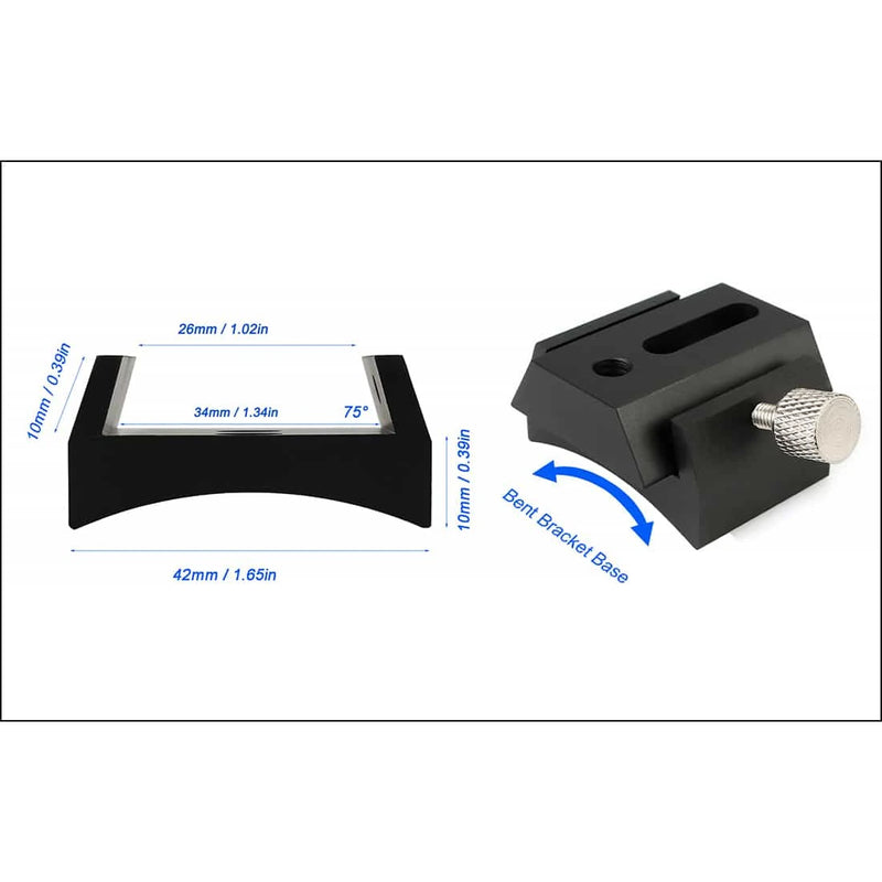 SVBONY Metal Dovetail Base and Mounting Plate Set for Finder Scopes (F9176A)
