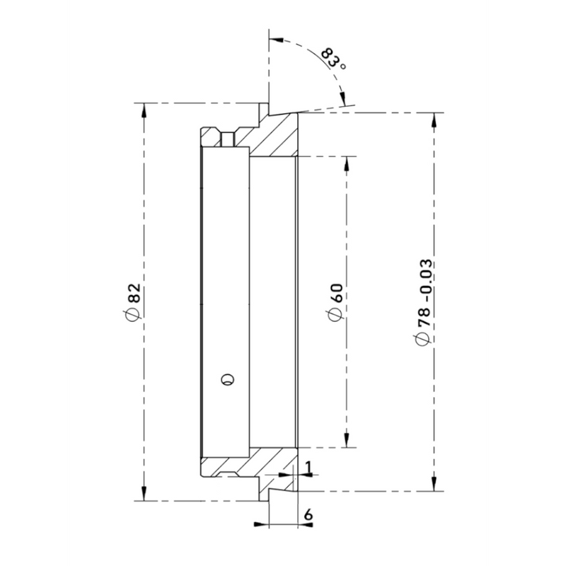 iOptron Adaptateur iAFS2 pour Newtonien GSO 6" et 8" (NEWTG)