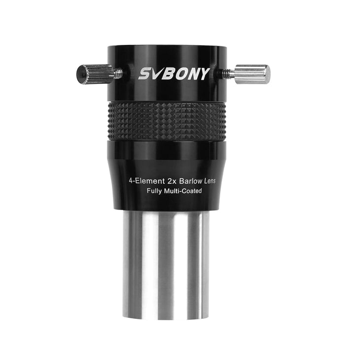 SVBONY 1.25" 2X 4-Element Barlow Lens (W9168A)