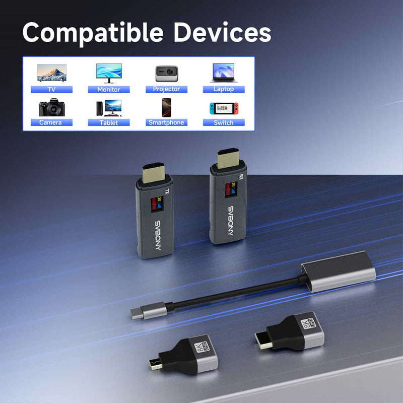 Système de transmission HDMI sans fil SVBONY TransAir1 1080p (W9304A)