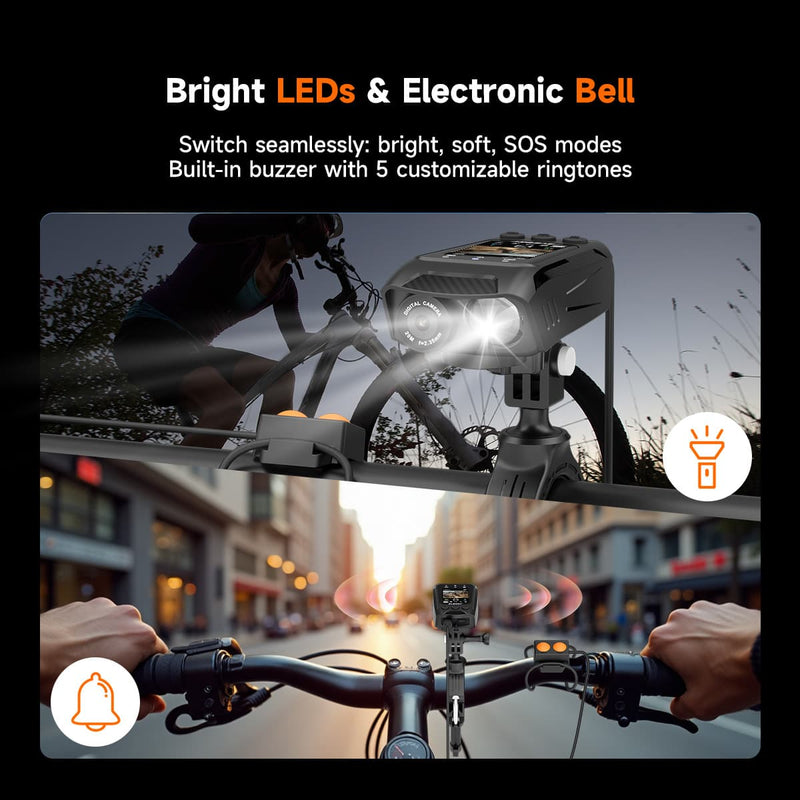 Caméra de vélo SVbony SVGo C1 HD 4K 30 ips étanche IPX4 (W9301A)