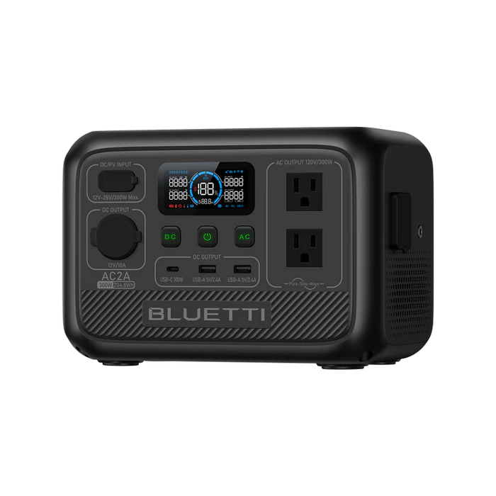 BLUETTI AC2A Portable Power Station | 300W 204Wh (AC2A)