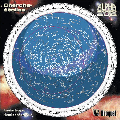 Alpha 2000 star finder - Southern hemisphere - Astronomy Plus