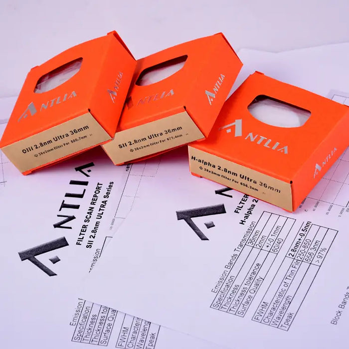 Antlia 2.5nm SHO Ultra Narrowband Filters 2’’ & 36mm