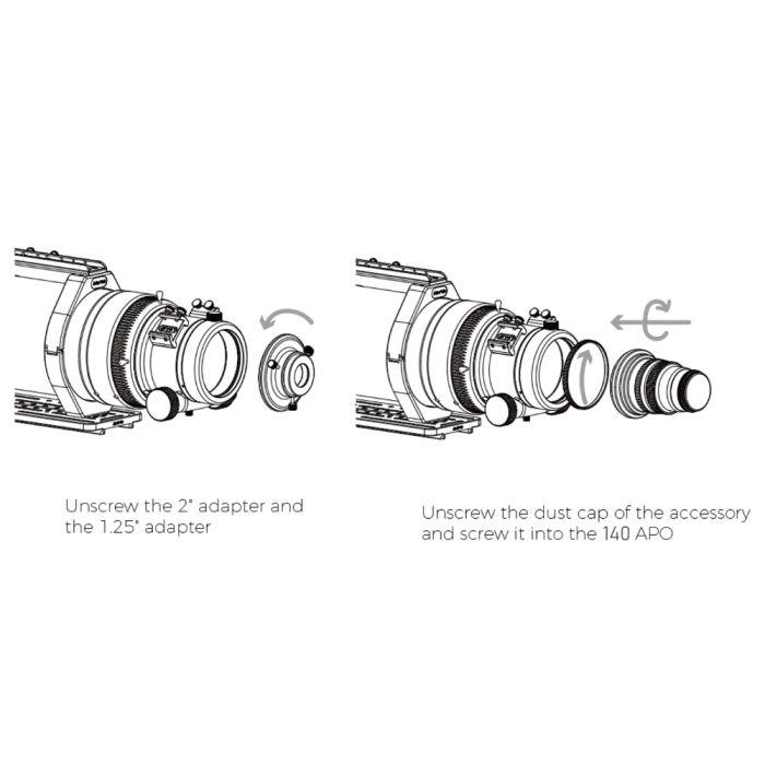 Askar 0.8x Reducer for 140APO Refractor (140APO-FR) - Astronomy Plus