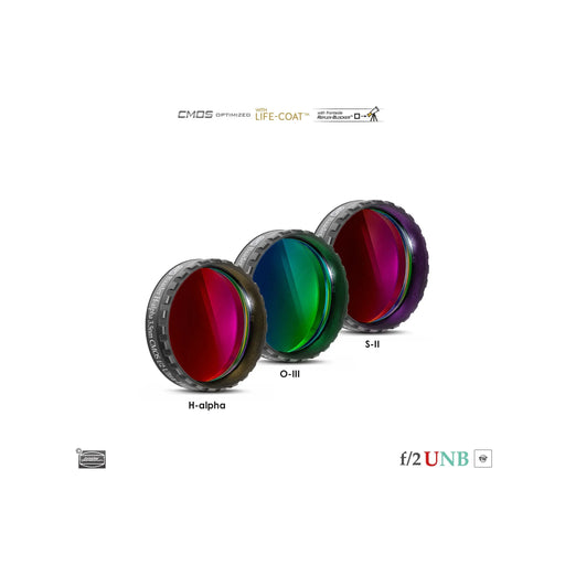 Baader 3.5 / 4nm f/2 Ultra-Highspeed Filters – CMOS-optimized (H-alpha / O-III / S-II) - Astronomy Plus