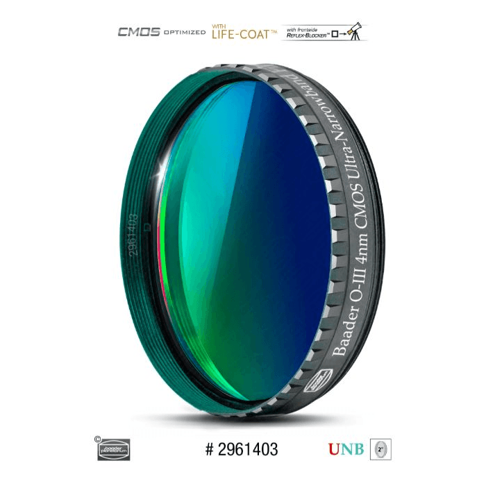 Baader 4nm O-III filter CMOS-optimized - OPEN BOX (BAA-FCOIIIMSU-2 - OPEN) - Astronomy Plus