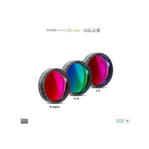 Baader 6.5nm Narrowband Filters – CMOS-optimized (H-alpha, O-III, S-11) - Astronomy Plus