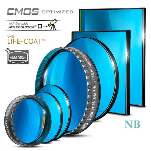 Baader H-Beta Narrowband-Filter (5.5nm) – CMOS-optimized - Astronomy Plus